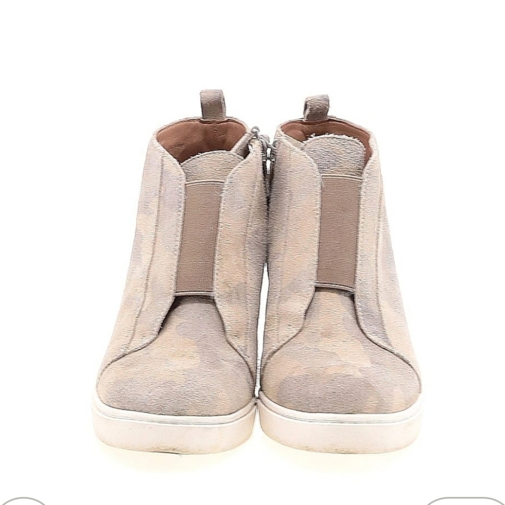 Women's Suede Ankle Boots - Gray Paolo Sz 10 Booties